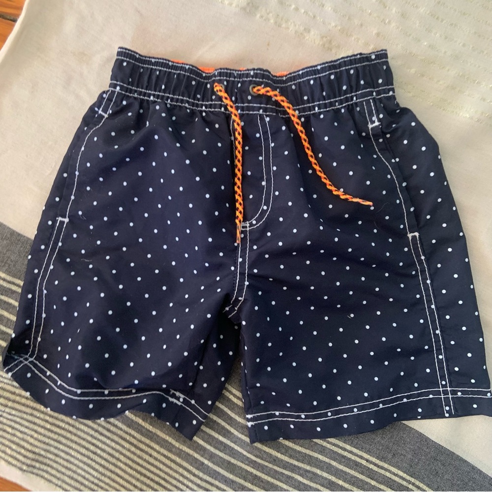 Carter’s Navy Polka Dot Swim Shorts